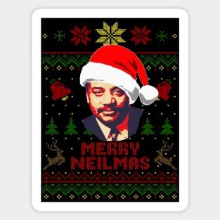 Neil Degrasse Tyson Merry Neilmas Sticker